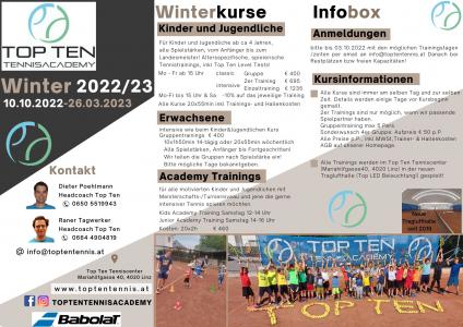 Winterprogramm 2022/23